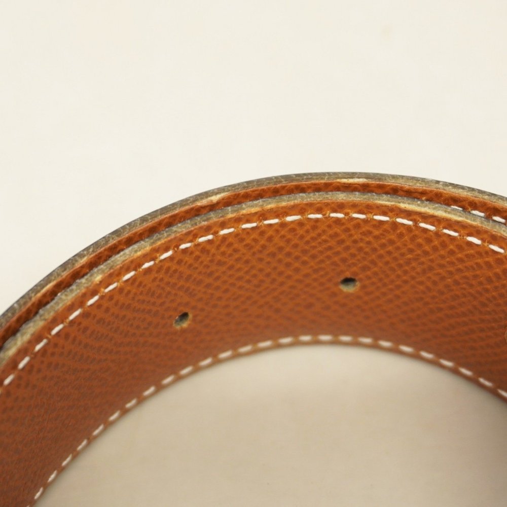Hermes Hermès Constance Belt, Box Calf Leather, Black and Gold, A Stamp, Wome... - Picture 4 of 7